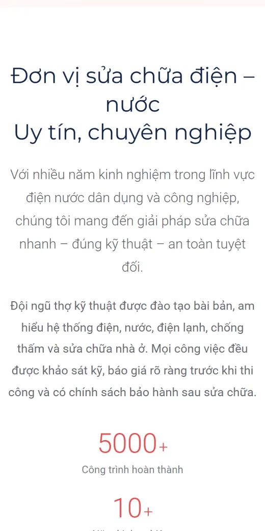 Thợ Điện 247 trên điện thoại: giới thiệu